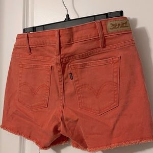 Levis Orange Label, Orange Cut Offs! 🍊 Unique & fun! Size 4